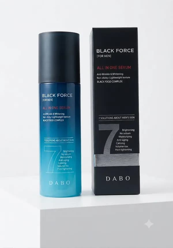 Dabo ýüz üçin oglanlar üçin nemlendiriji we iýmitlendiriji syworotka 120 ml 