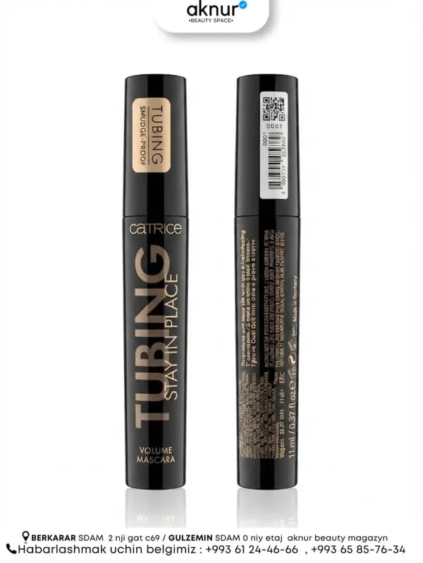 Водостойкая тушь для ресниц Catrice Tubing Stay In Place Volume Mascara 010
