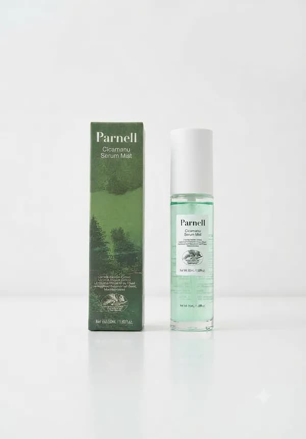 PARNELL gyzarýan we duýgur ýüzler üçin köşeşdiriji syworotka mist 50 ml 