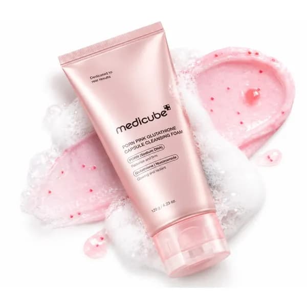 medicube PDRN Glutathione Capsule Foam Cleanser — это пенка для умывания, предназначенная для мягкого очищения кожи от загрязнений и излишков себума.
