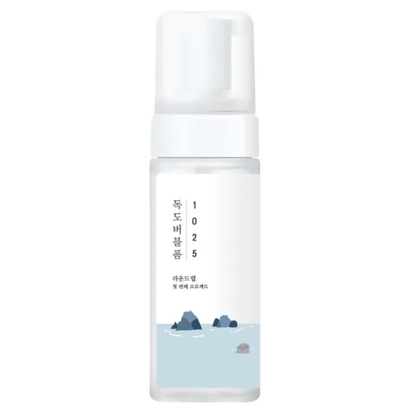 Очищающая пузырьковая пенка с морской водой Round Lab 1025 Dokdo Bubble Foam