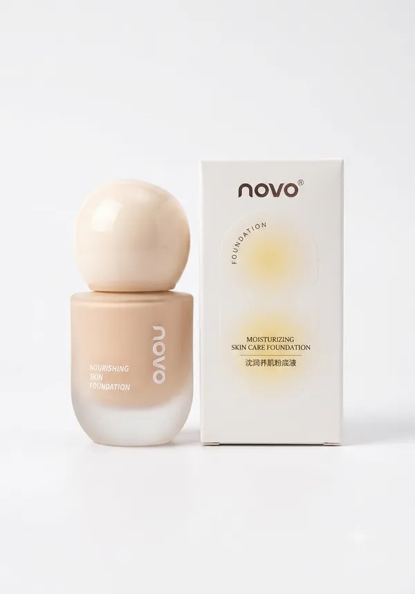 NOVO питательная тональная основа NOVO Nourishing Skin Foundation в оттенке #01, #02,