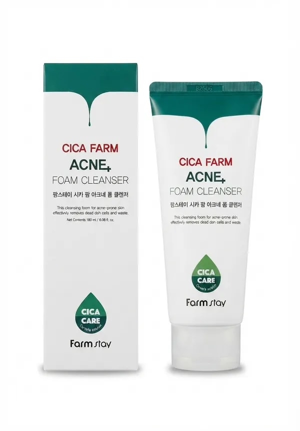 (FARMSTAY) CICA FARM ACNE CLEANSER 180ML
