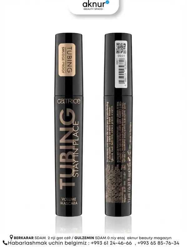 Водостойкая тушь для ресниц Catrice Tubing Stay In Place Volume Mascara 010
