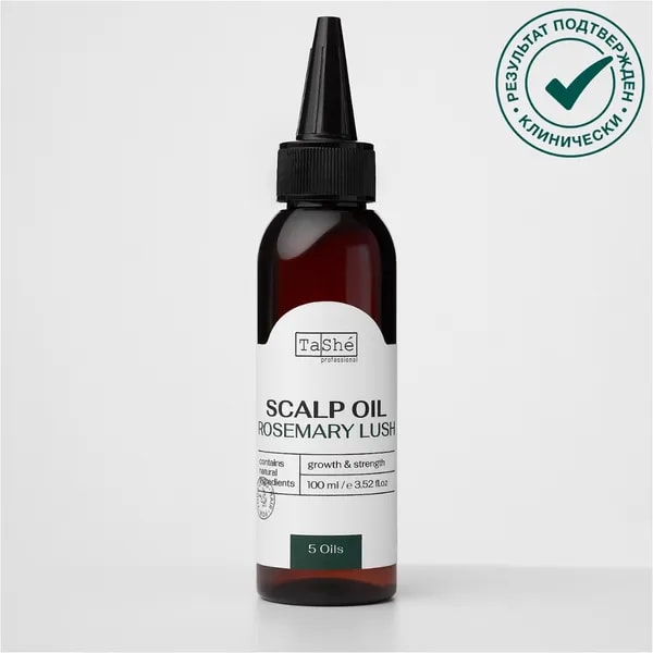 Tashe Professional Rosemary Lush 100 ml kelle derisine ideg etmek üçin ýagydyr.