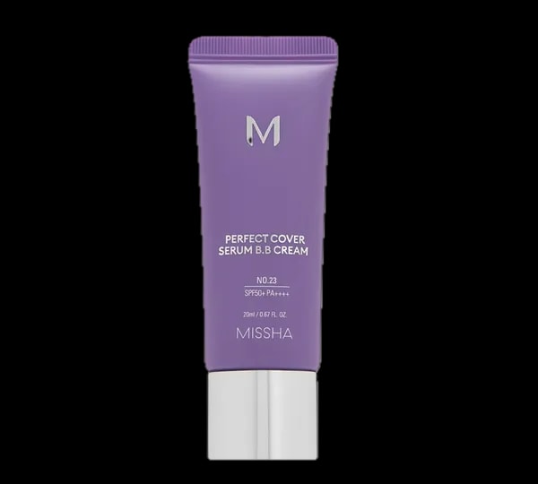 BB-крем для лица с антивозрастной сывороткой Missha Perfect Cover Serum SPF 50-PA ++++ , № 23 тон, 20 мл